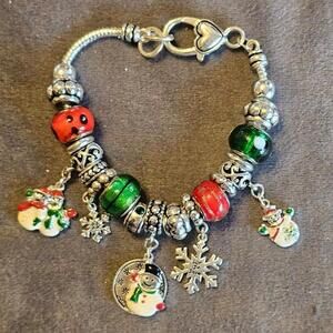 Snowman Charm Bracelet